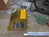 This shows a sample of the paint color that will be used on the star. 